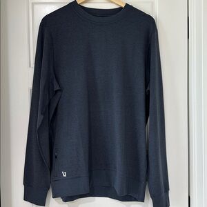 Vuori Navy Crewneck Sweater